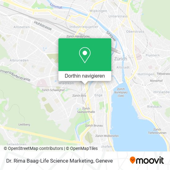 Dr. Rima Baag-Life Science Marketing Karte