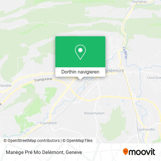 Manège Pré Mo Delémont Karte