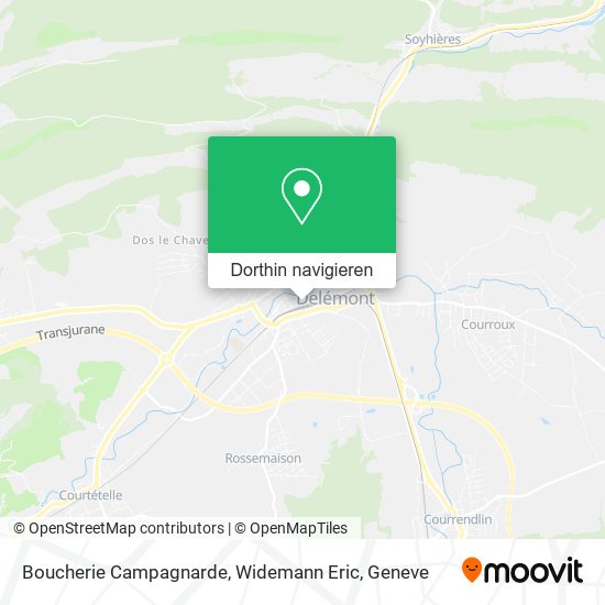 Boucherie Campagnarde, Widemann Eric Karte
