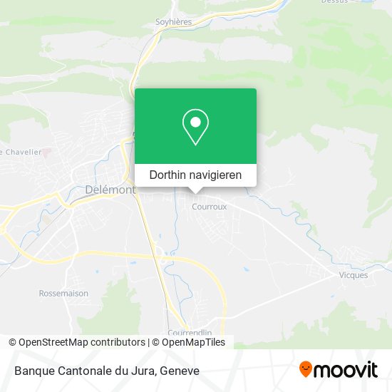 Banque Cantonale du Jura Karte