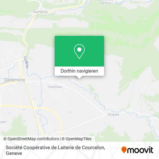 Société Coopérative de Laiterie de Courcelon Karte