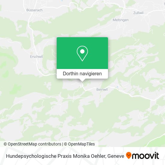 Hundepsychologische Praxis Monika Oehler Karte