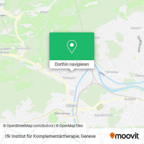 Ifk Institut für Komplementärtherapie Karte