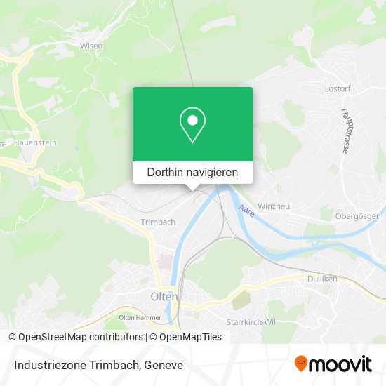 Industriezone Trimbach Karte