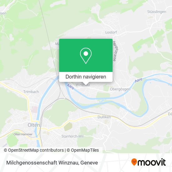 Milchgenossenschaft Winznau Karte