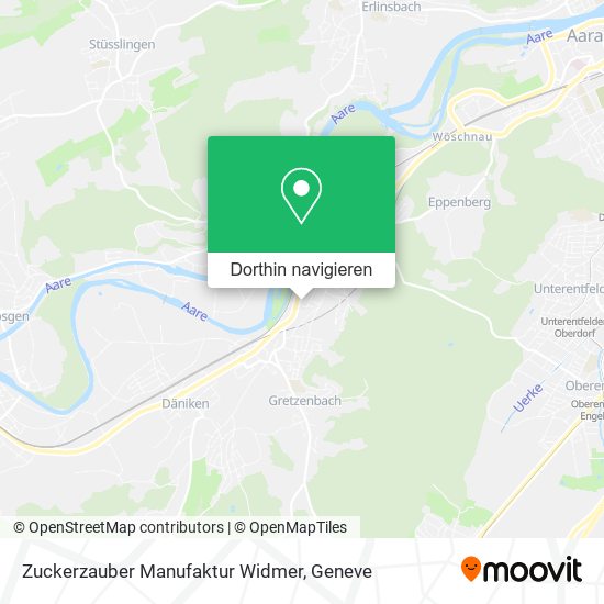 Zuckerzauber Manufaktur Widmer Karte
