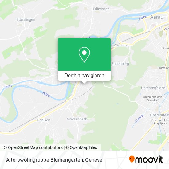 Alterswohngruppe Blumengarten Karte