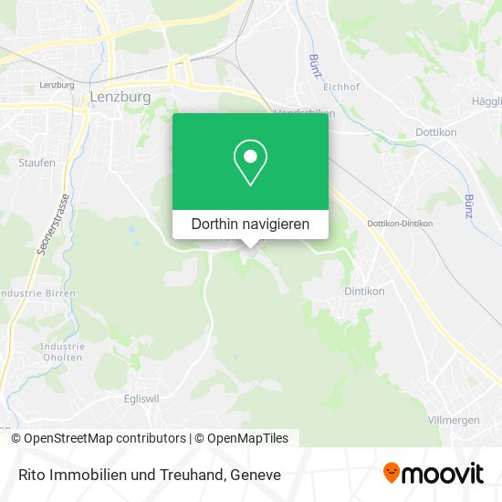 Rito Immobilien und Treuhand Karte
