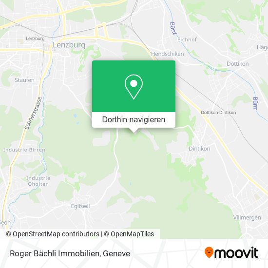 Roger Bächli Immobilien Karte