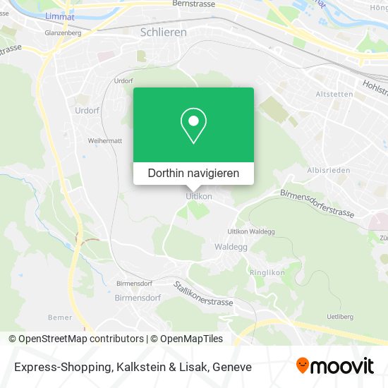 Express-Shopping, Kalkstein & Lisak Karte