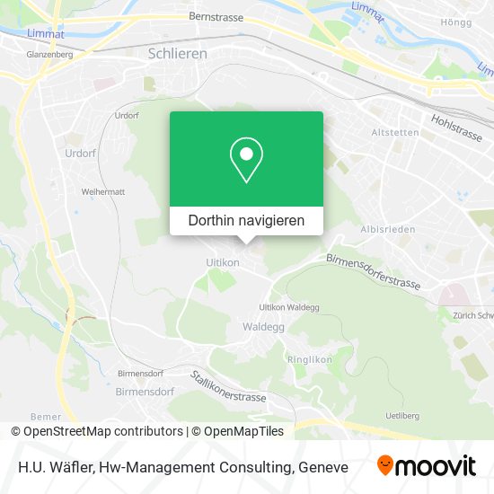 H.U. Wäfler, Hw-Management Consulting Karte