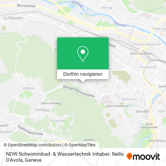 NDW Schwimmbad- & Wassertechnik Inhaber: Nello D'Avola Karte