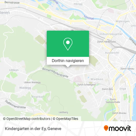 Kindergarten in der Ey Karte