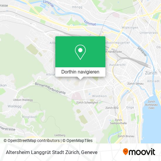 Altersheim Langgrüt Stadt Zürich Karte