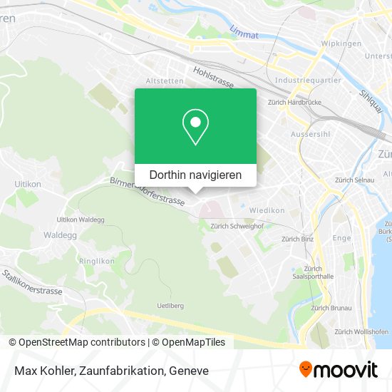 Max Kohler, Zaunfabrikation Karte