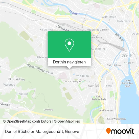 Daniel Bücheler Malergeschäft Karte