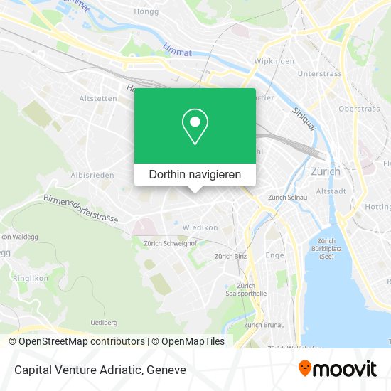 Capital Venture Adriatic Karte