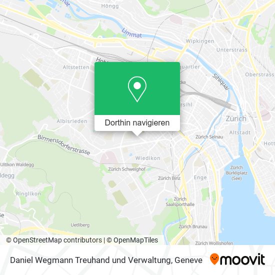 Daniel Wegmann Treuhand und Verwaltung Karte