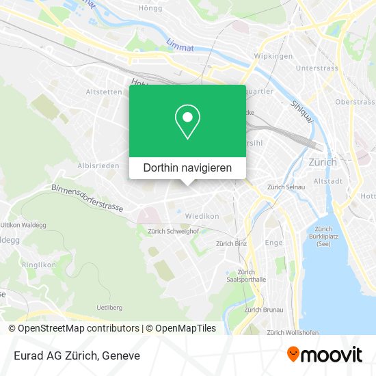 Eurad AG Zürich Karte