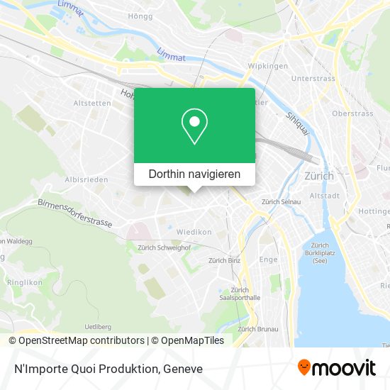 N'Importe Quoi Produktion Karte