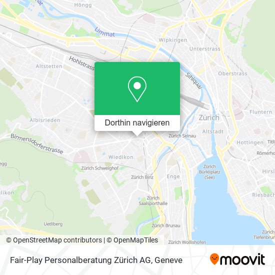 Fair-Play Personalberatung Zürich AG Karte