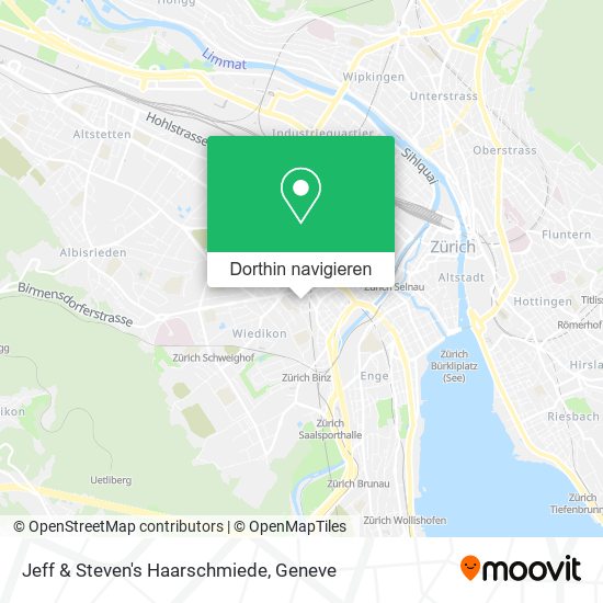 Jeff & Steven's Haarschmiede Karte