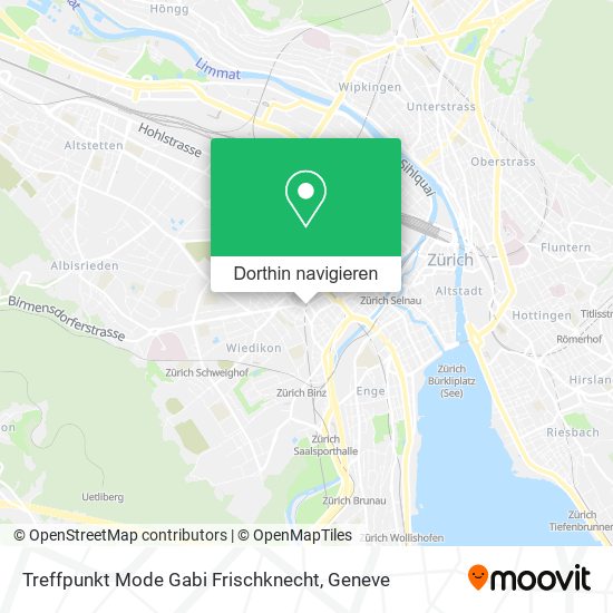 Treffpunkt Mode Gabi Frischknecht Karte