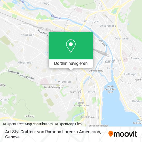 Art Styl Coiffeur von Ramona Lorenzo Ameneiros Karte