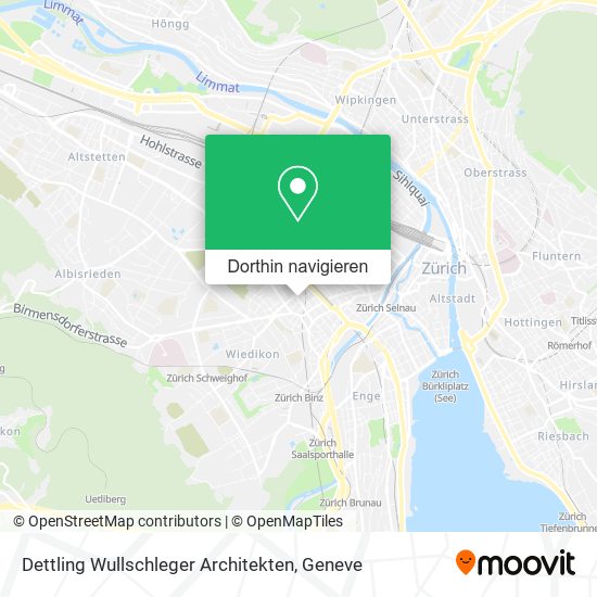 Dettling Wullschleger Architekten Karte