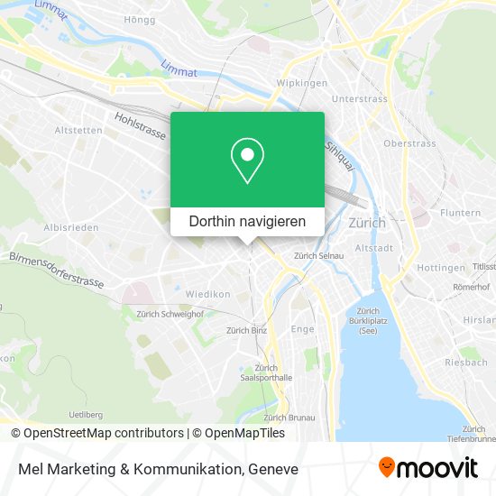 Mel Marketing & Kommunikation Karte