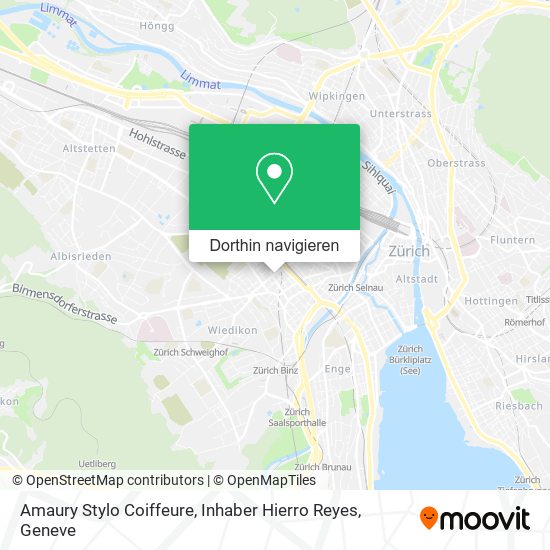 Amaury Stylo Coiffeure, Inhaber Hierro Reyes Karte