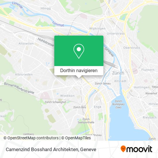 Camenzind Bosshard Architekten Karte