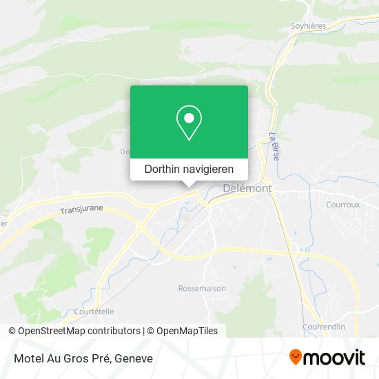 Motel Au Gros Pré Karte