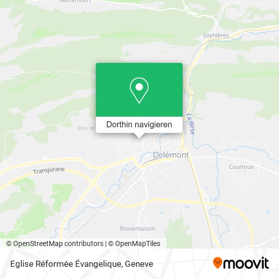 Eglise Réformée Évangelique Karte