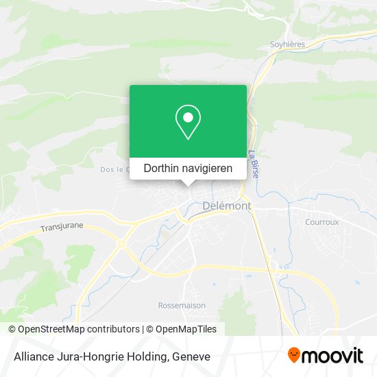 Alliance Jura-Hongrie Holding Karte