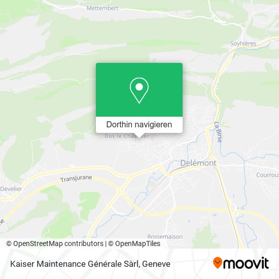 Kaiser Maintenance Générale Sàrl Karte
