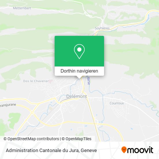 Administration Cantonale du Jura Karte