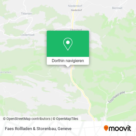 Faes Rollladen & Storenbau Karte