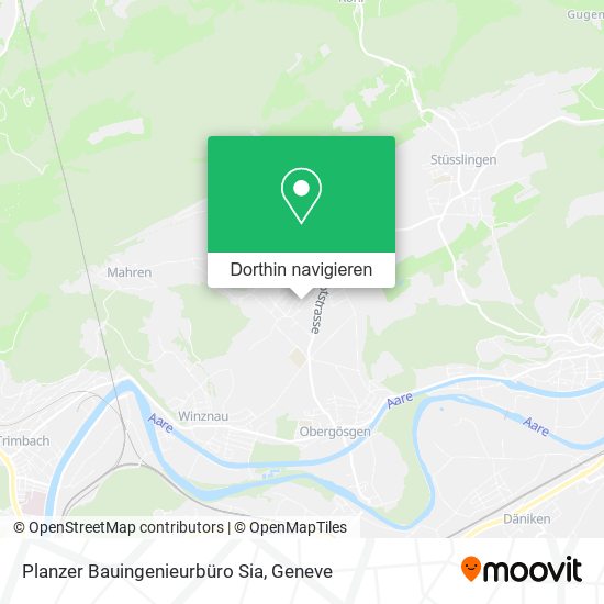 Planzer Bauingenieurbüro Sia Karte