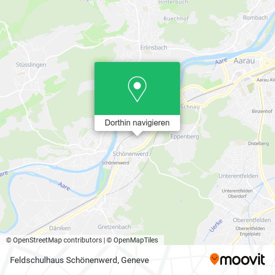 Feldschulhaus Schönenwerd Karte