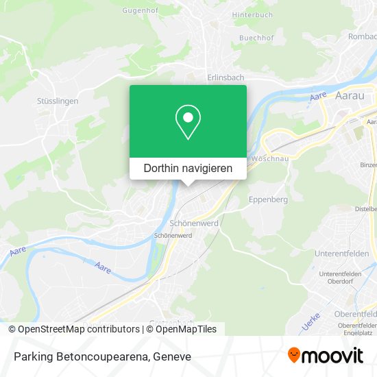 Parking Betoncoupearena Karte