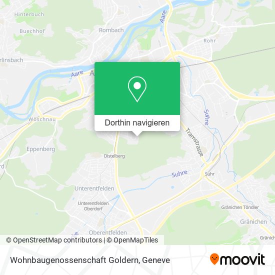 Wohnbaugenossenschaft Goldern Karte