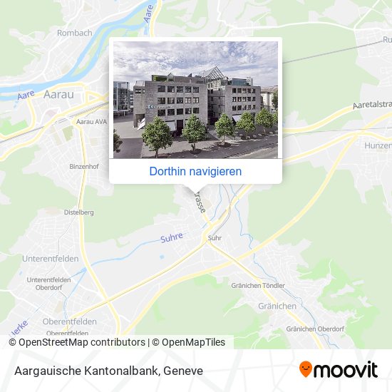 Aargauische Kantonalbank Karte
