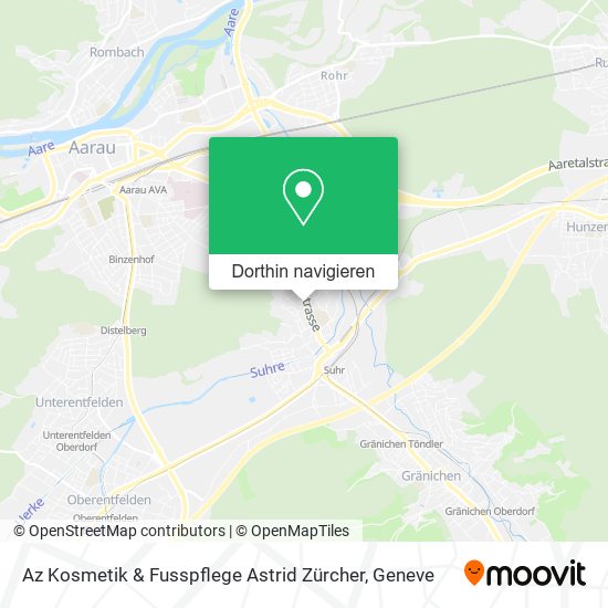 Az Kosmetik & Fusspflege Astrid Zürcher Karte