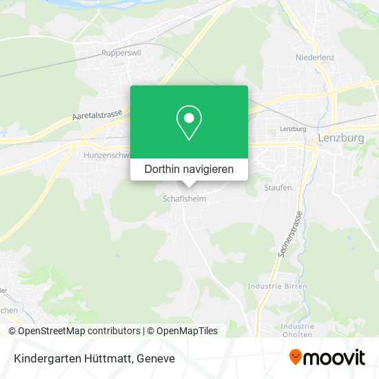 Kindergarten Hüttmatt Karte