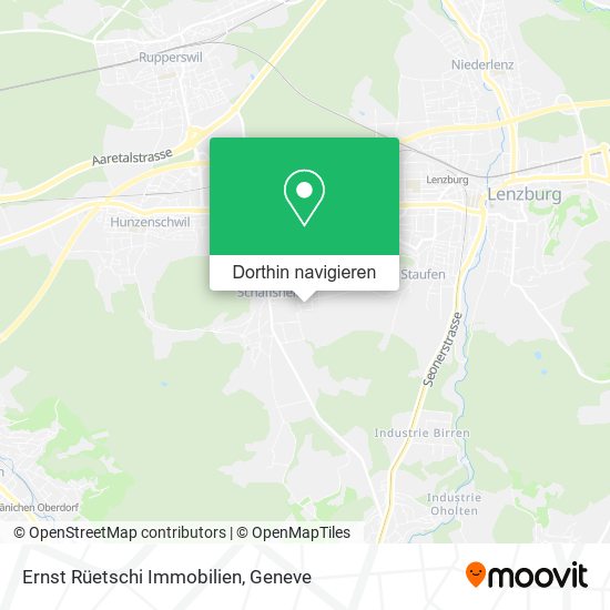Ernst Rüetschi Immobilien Karte