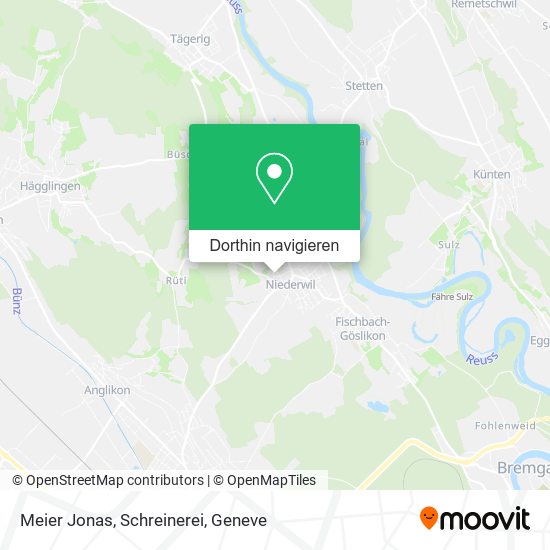 Meier Jonas, Schreinerei Karte