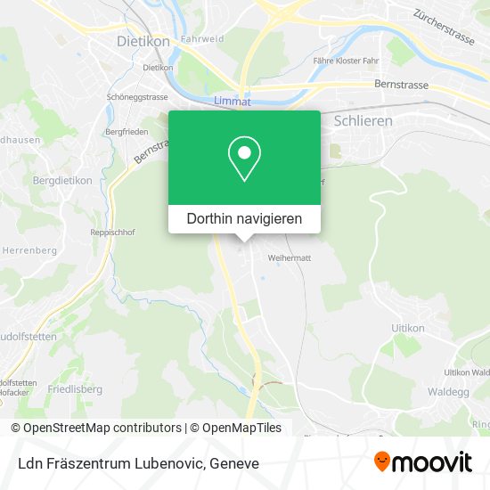 Ldn Fräszentrum Lubenovic Karte