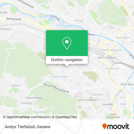 Andys Tierhüüsli Karte