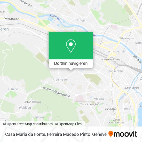 Casa Maria da Fonte, Ferreira Macedo Pinto Karte